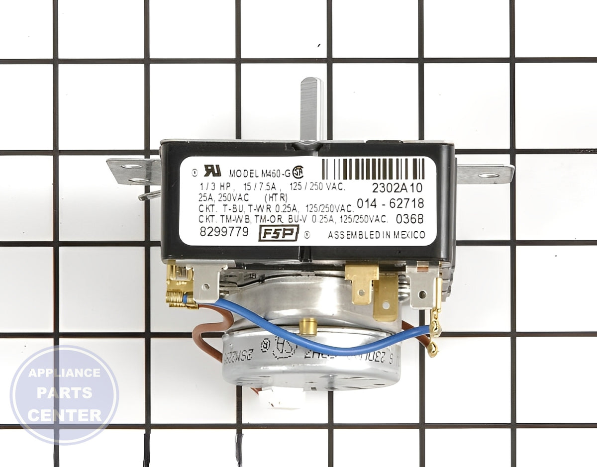 WHIRLPOOL TIMER WP8299779 - Main view showing Circuit Board & Timer for WPL Dryer