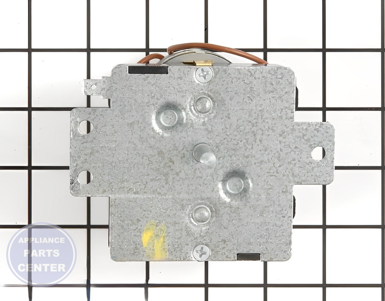 WHIRLPOOL TIMER WP8299779 - Side view with Circuit Board & Timer specs
