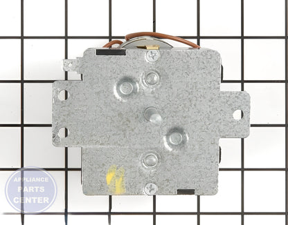 WHIRLPOOL TIMER WP8299779 - Side view with Circuit Board & Timer specs