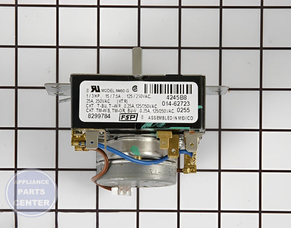 WHIRLPOOL TIMER ASSEMBLY WP8299784 - Detailed view of reliable timing mechanism