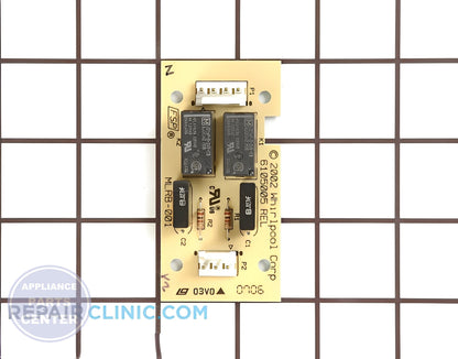 Oven Control Board WP8301848 - Detailed view of circuit board and timer details