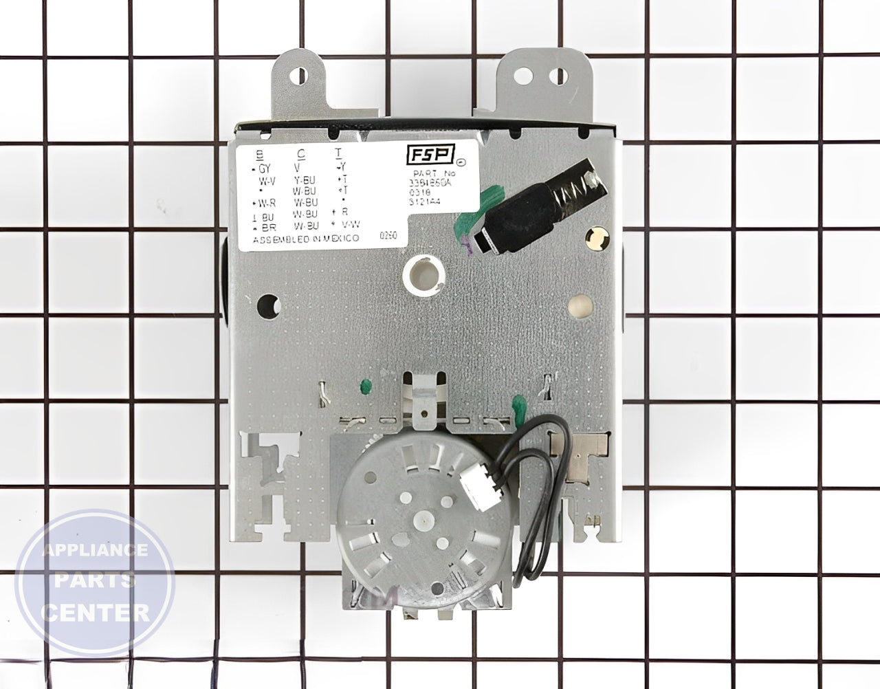 Whirlpool Dishwasher Timer WP8535372 - Main view showing accurate cycle timings for various models