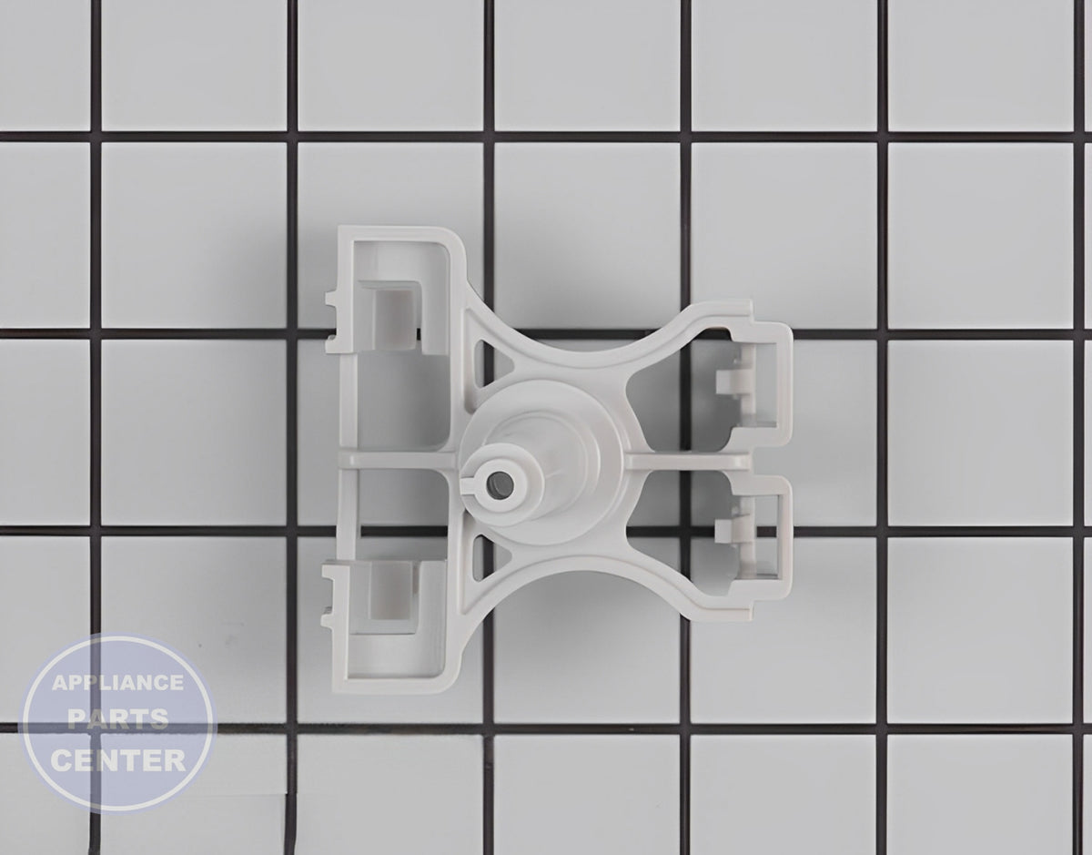 WHIRLPOOL DISHWASHER UPPER SPRAY ARM MOUNT WP8539324 - Side view with wash arm & support design