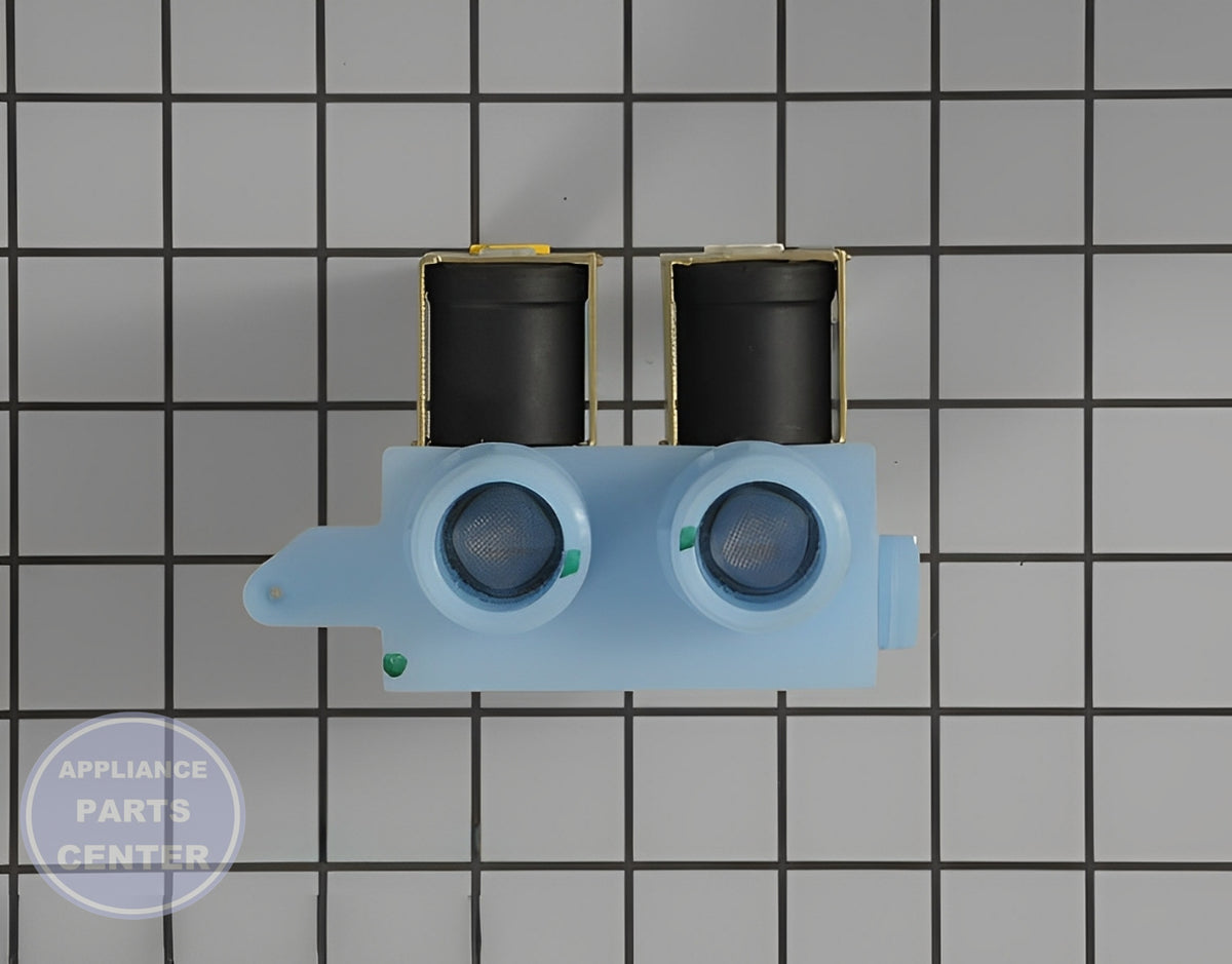 WHIRLPOOL WATER INLET VALVE WP8540751 - Detailed view of valve & float set