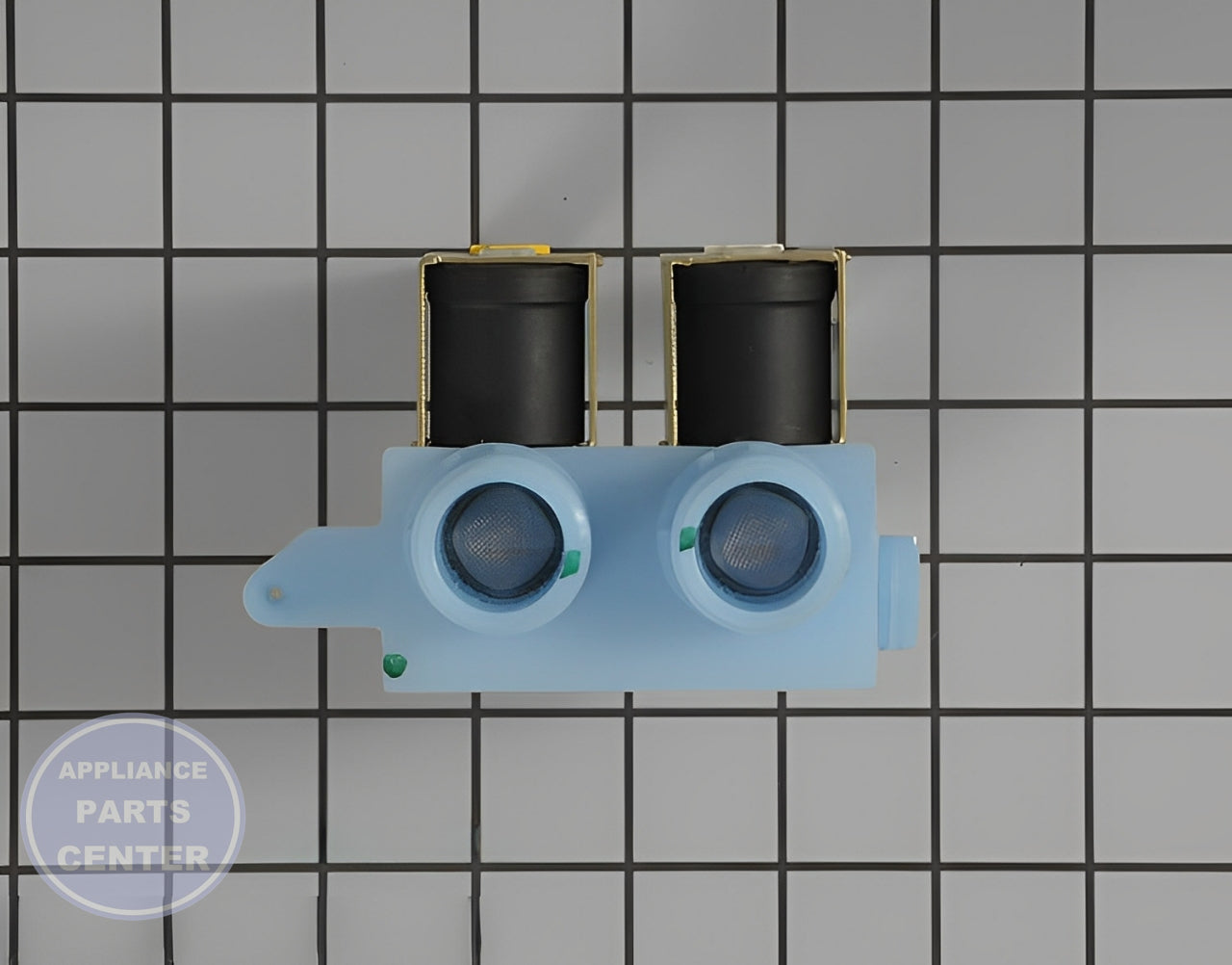 WHIRLPOOL WATER INLET VALVE WP8540751 - Detailed view of valve & float set