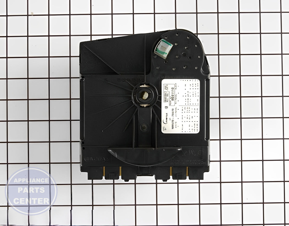 WHIRLPOOL TIMER WP8541110 - Side view with reliable circuit board and timer specs