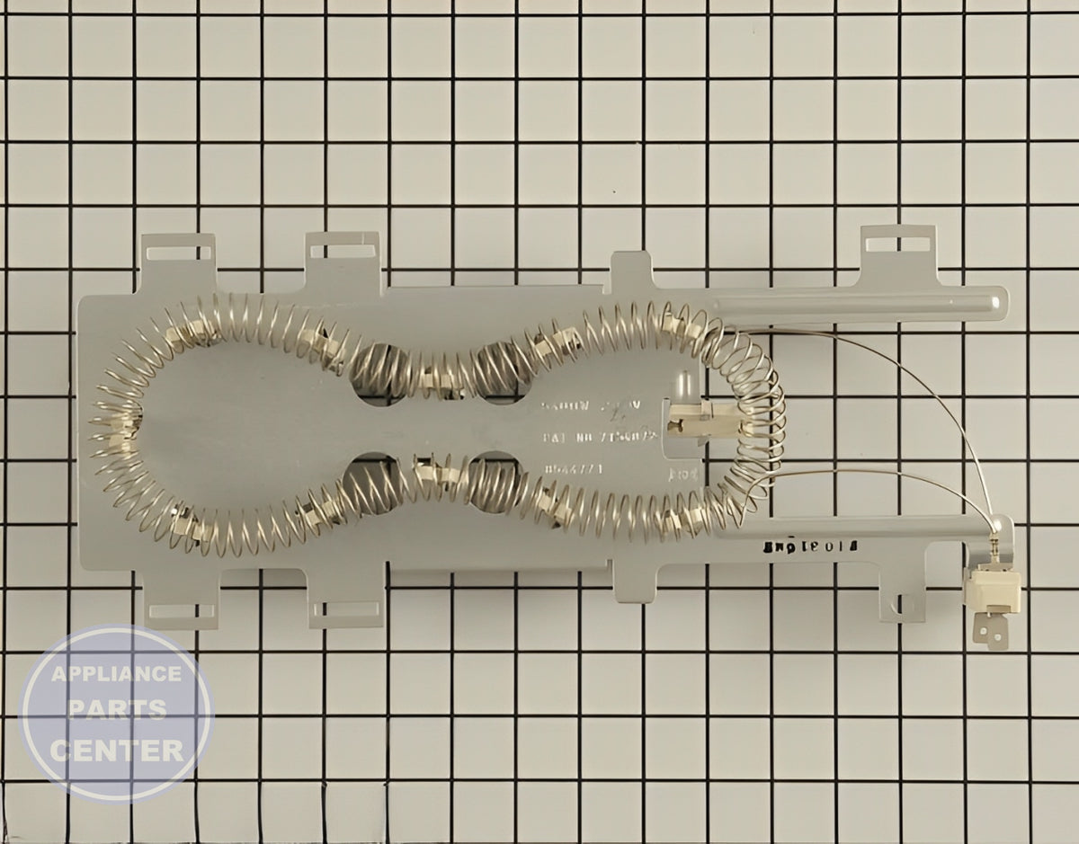 WHIRLPOOL DRYER HEATING ELEMENT WP8544771 - Detailed view of durable construction and efficiency features
