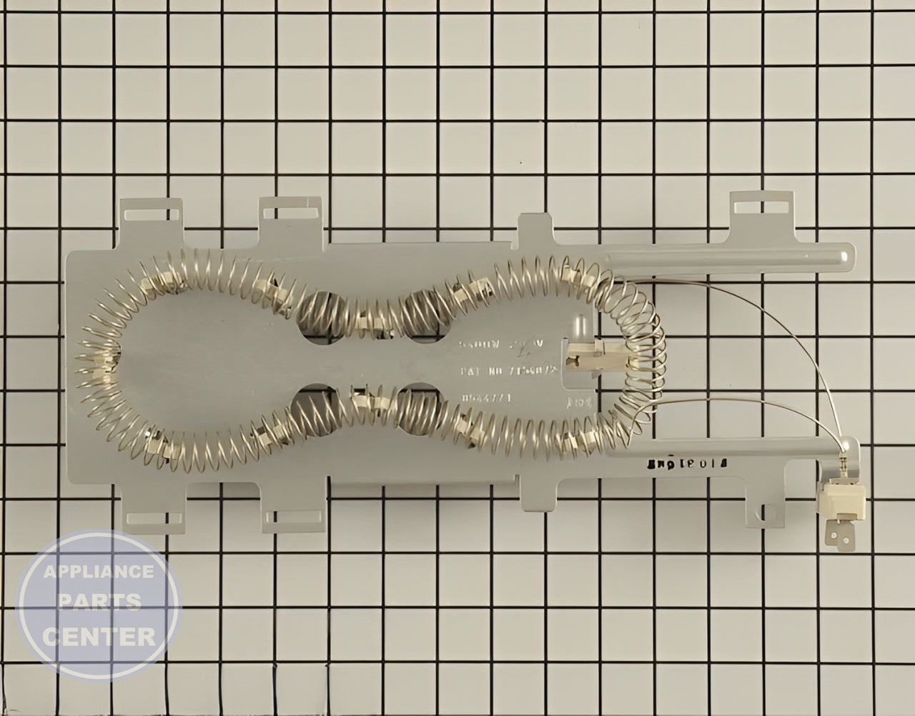 WHIRLPOOL DRYER HEATING ELEMENT WP8544771 - Detailed view of durable construction and efficiency features