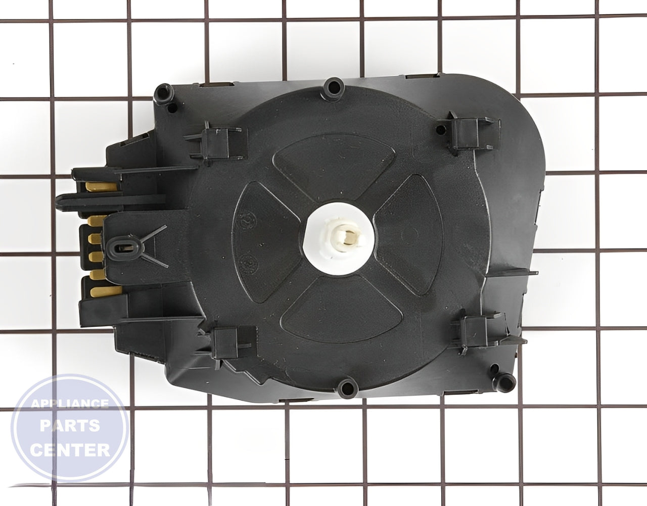 WHIRLPOOL TIMER WP8557393 - Detailed view of circuit board and timer assembly