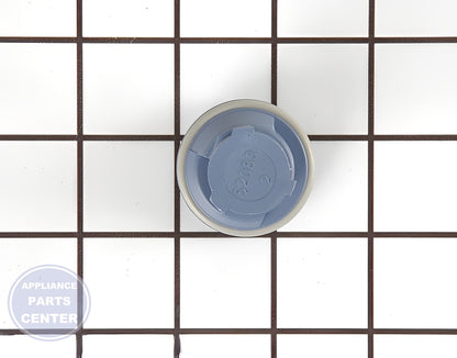 RINSE AID DISPENSER CAP WP8558307 - Side view with optimal capacity specs