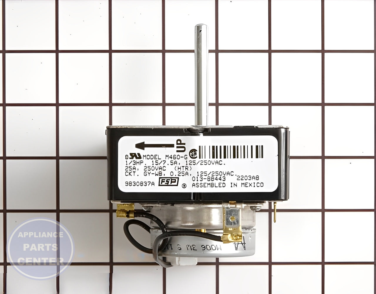 Amana WP8563881 Timer - Main view showing digital display for Amana, Whirlpool, Kenmore dryers