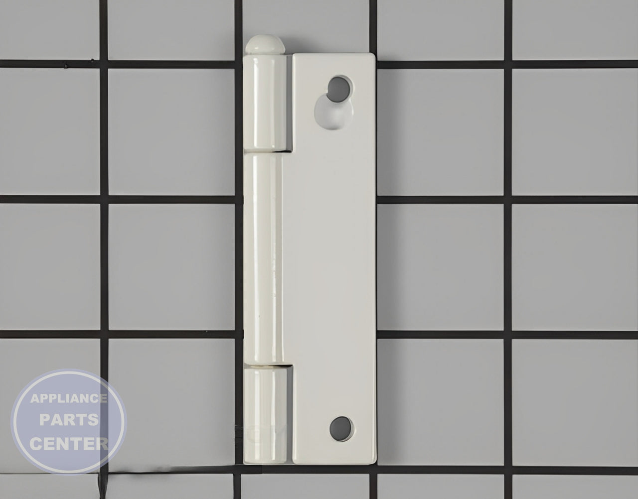 Maytag Door Hinge WP8565018 - Main view showing heavy-duty construction for Maytag, Whirlpool, Kenmore, and Crosley models