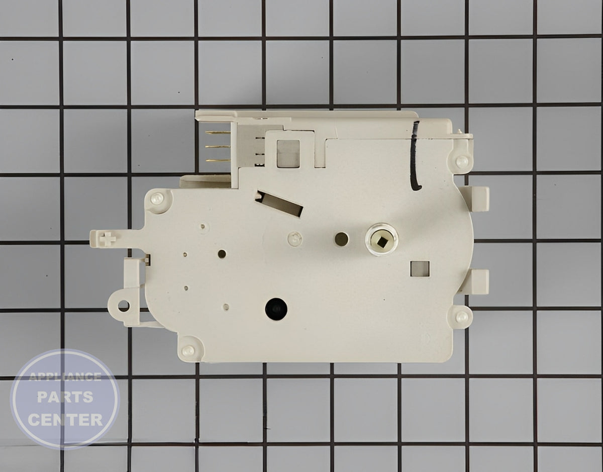 WHIRLPOOL CONTROL TIMER WP8572976 - Side view with circuit board specs