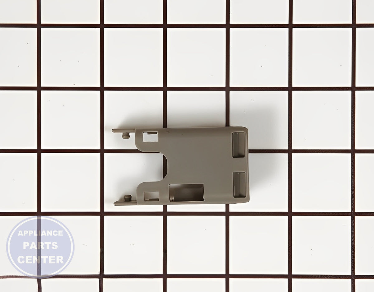 Whirlpool Dishrack Stop Clip WP8573954 - Main view showing secure locking mechanism for compatible models