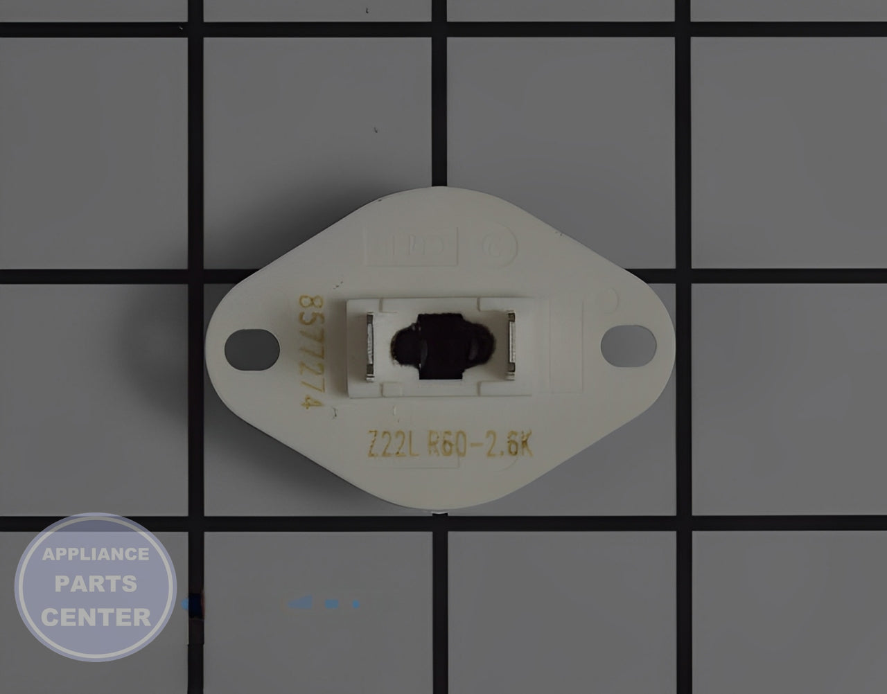 WHIRLPOOL DRYER THERMISTOR WP8577274 - Main view showing precise temperature control for Whirlpool models