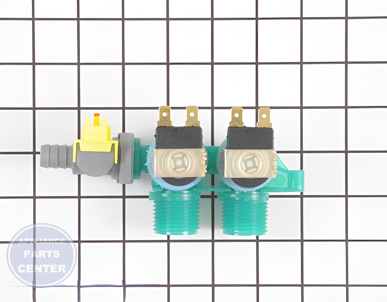 WHIRLPOOL VALVE WP8578340 - Side view with durable valve specifications