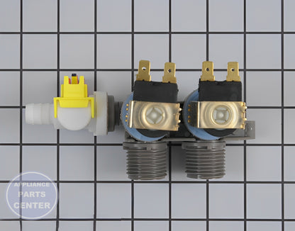 WHIRLPOOL VALVE WP8578343 - Installation in Whirlpool washing machine showing key mounting points