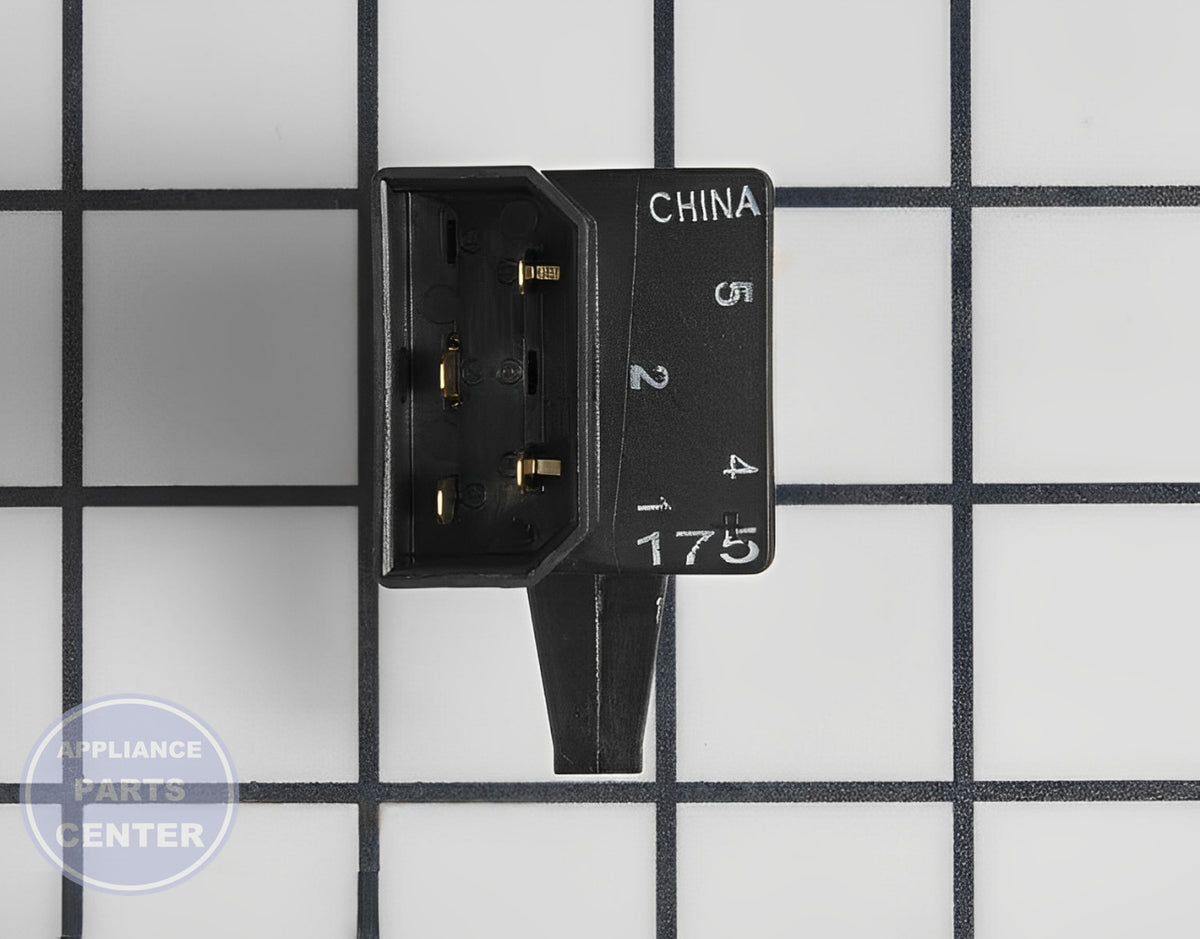 WHIRLPOOL CYCLE SWITCH WP8578416 - Side view with precise measurements