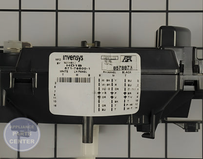 Timer WP8578873 - Side view with precise measurements