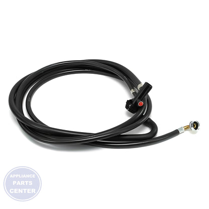 Whirlpool Dishwasher Hose WP903404 - Installation in Whirlpool A1 model showing easy mounting points