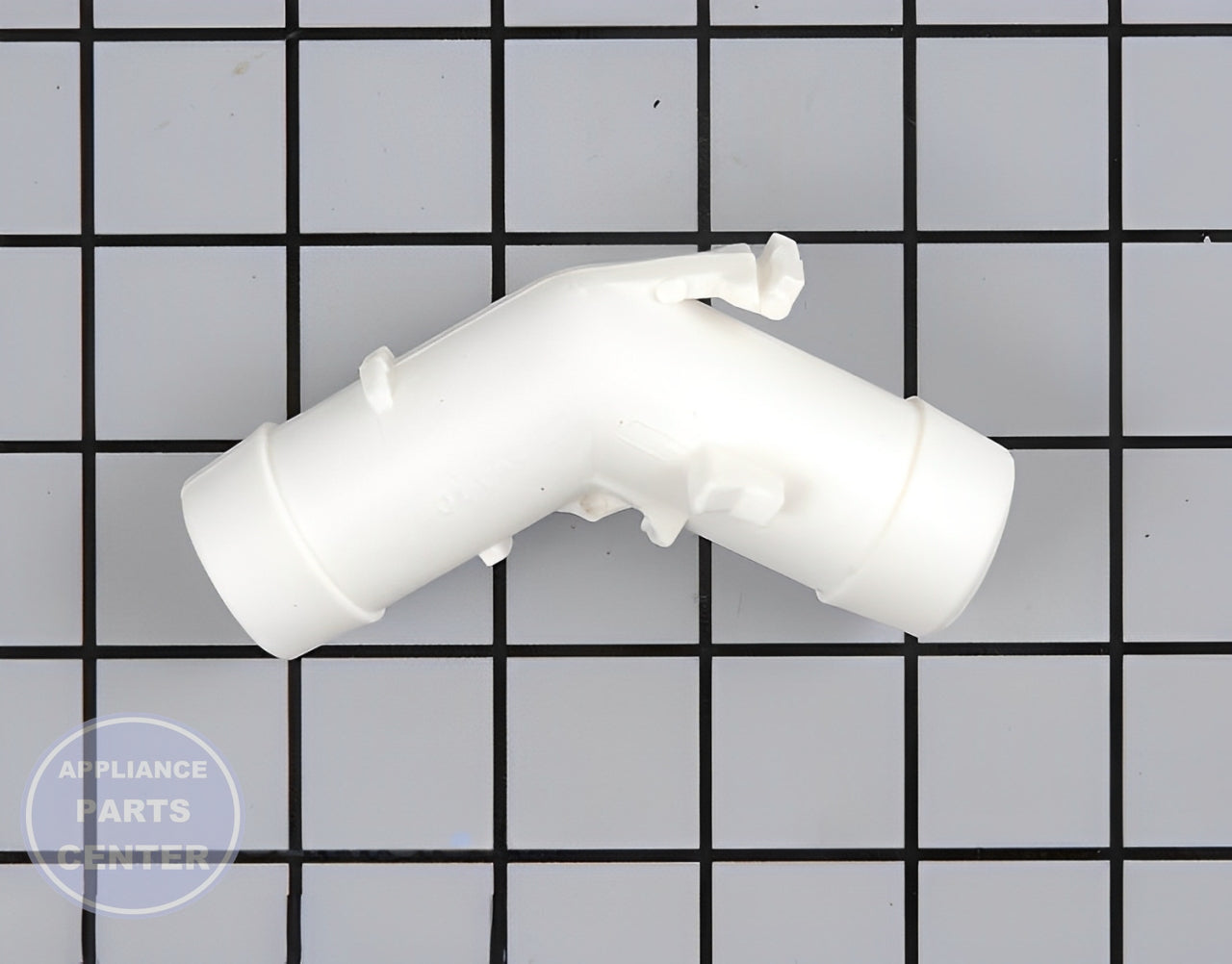 Whirlpool Hose Connector WP95440 - Main view showing leak-free connection for Whirlpool and Kenmore models