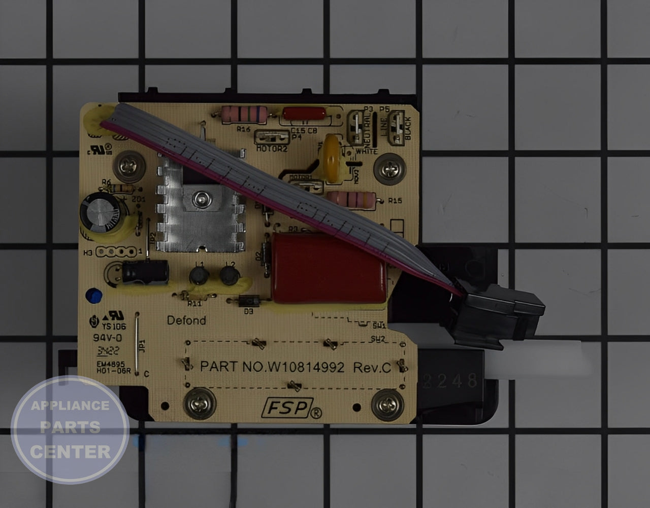 Whirlpool Speed Control WP9706648 - Main view showing circuit board & timer for various Whirlpool models