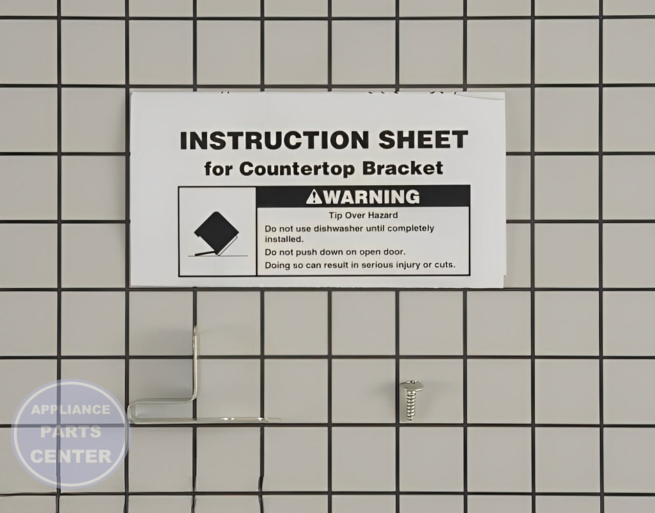 Kenmore KitchenAid Mounting Bracket WP9741251 - Main view showing sturdy support for specified models