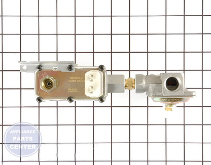 Valve and Pressure Regulator WP9755424 - Detailed view of gas control specifications