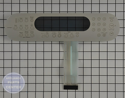 WHIRLPOOL MEMBRANE SWITCH WP9756559ES - Main view showing touchpad for WPL Range/Stove/Oven models