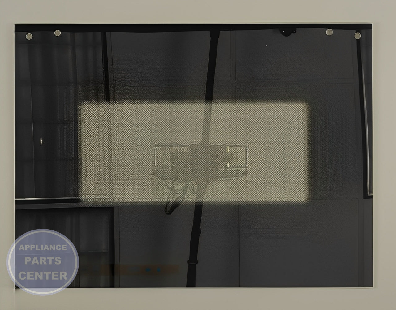 Whirlpool KitchenAid Outer Door Glass WP9759641 - Main view showing sleek design for kitchen models