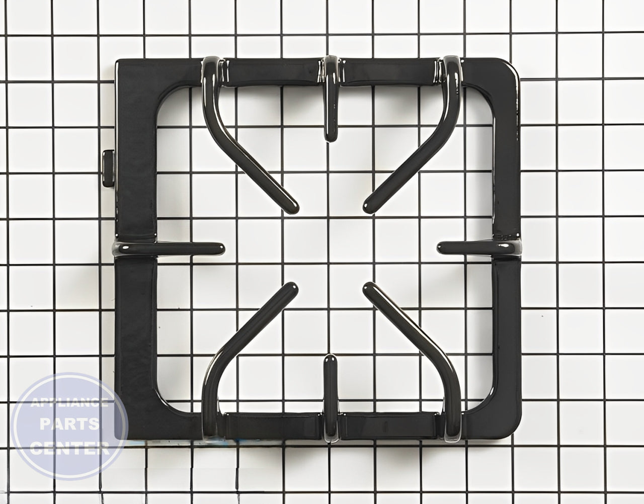 Whirlpool Burner Grate WP9761231 - Main view showing grate & griddle for Whirlpool and Ikea models