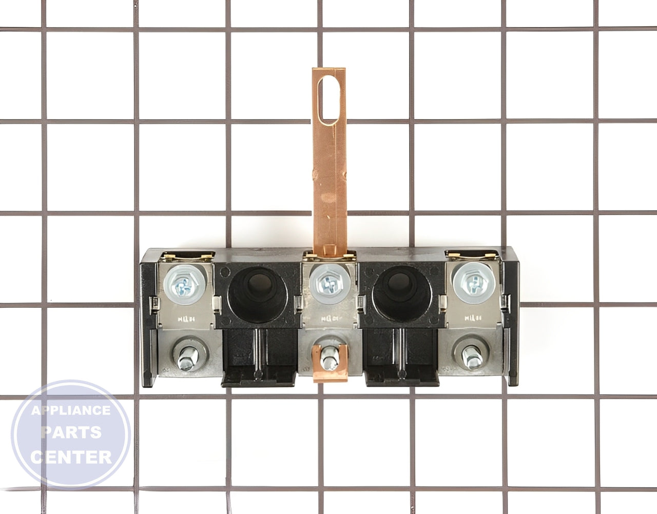 WHIRLPOOL RANGE TERMINAL BLOCK WP9761958 - Main view showing wire receptacle connector for WPL models