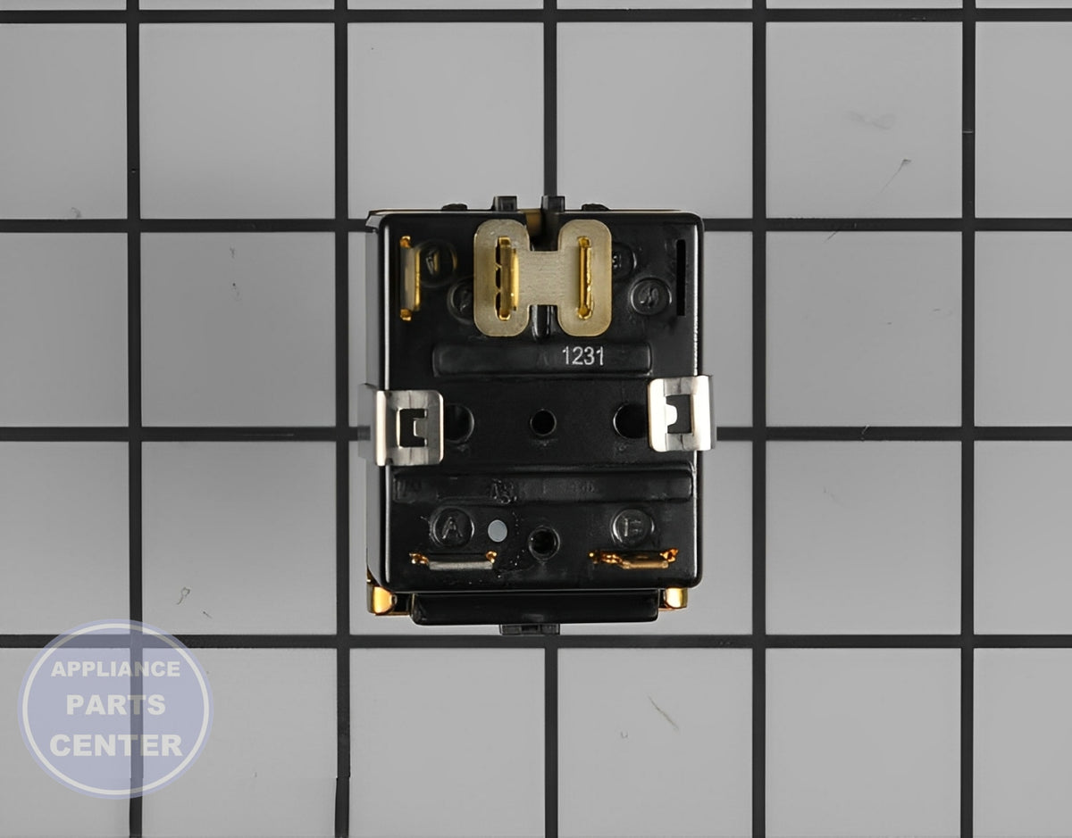 WHIRLPOOL SELECTOR SWITCH WP9762441 - Detailed view of genuine technical details