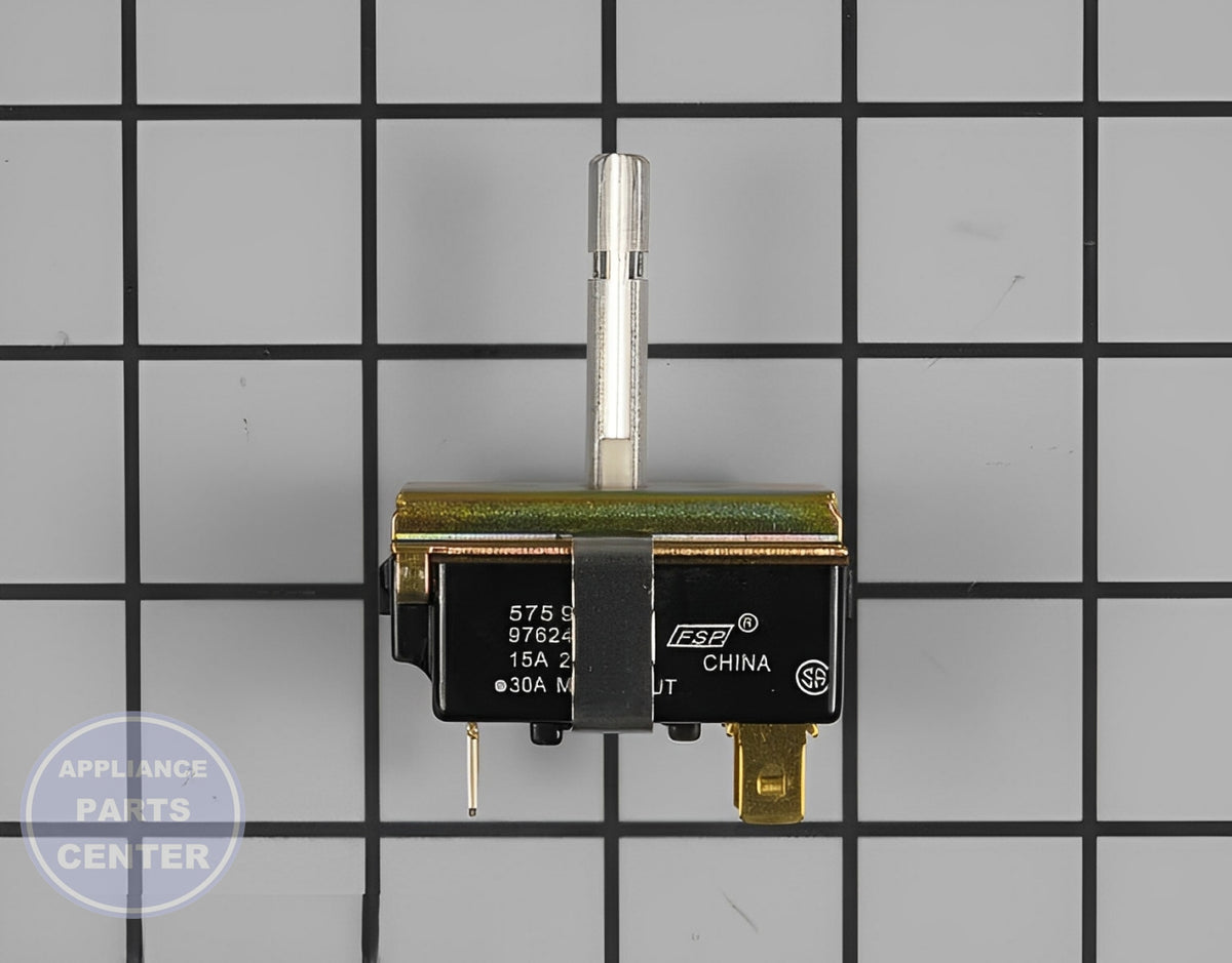WHIRLPOOL SELECTOR SWITCH WP9762441 - Main view showing precise control for WPL models