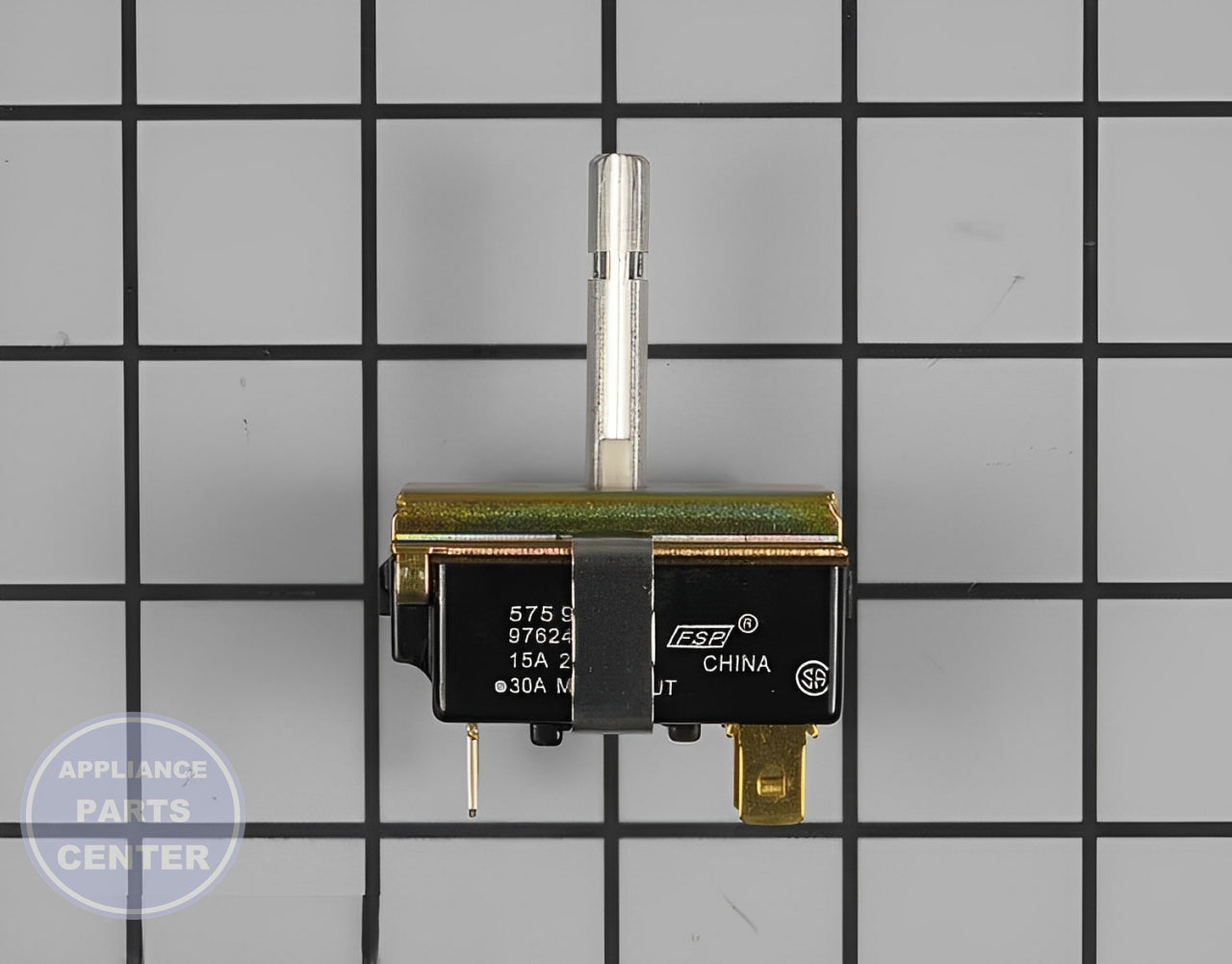 WHIRLPOOL SELECTOR SWITCH WP9762441 - Main view showing precise control for WPL models
