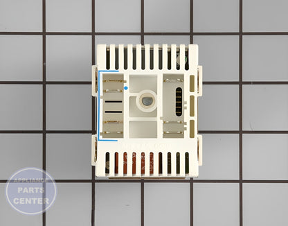 Surface Element Switch WP9763760 - Detailed view of the 15 amp capacity