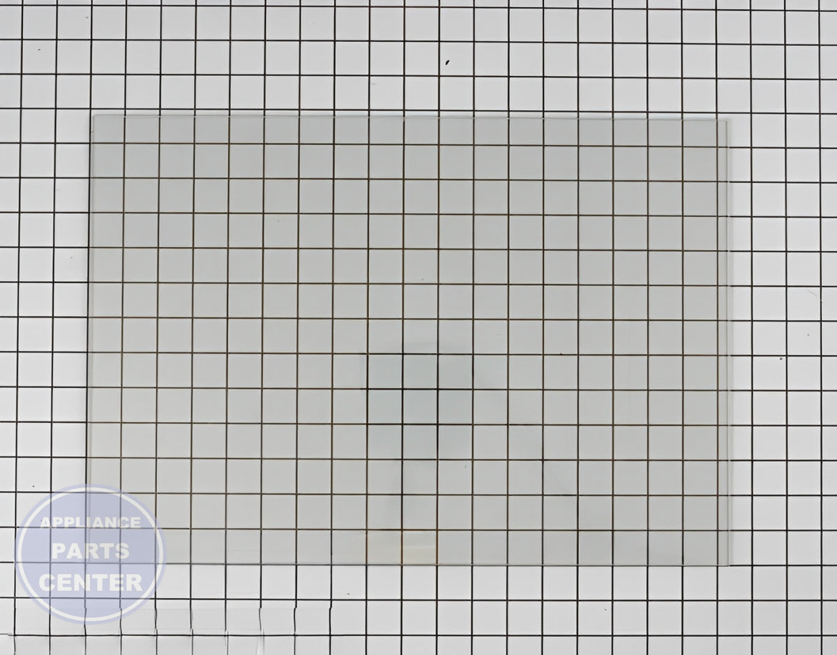 WHIRLPOOL DOOR GLASS WP9781593 - Main view showing heat-resistant glass for WPL Range/Stove models