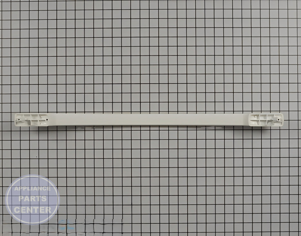 WHIRLPOOL DOOR HANDLE WP98004943 - Detailed view of sturdy metal construction