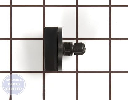 WHIRLPOOL COMPACTOR SWITCH KNOB WP9870487 - Side view with precise measurements