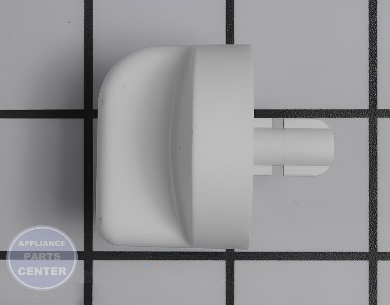 WHIRLPOOL COMPACTOR SWITCH KNOB WP9871799 - Detailed view of control button assembly