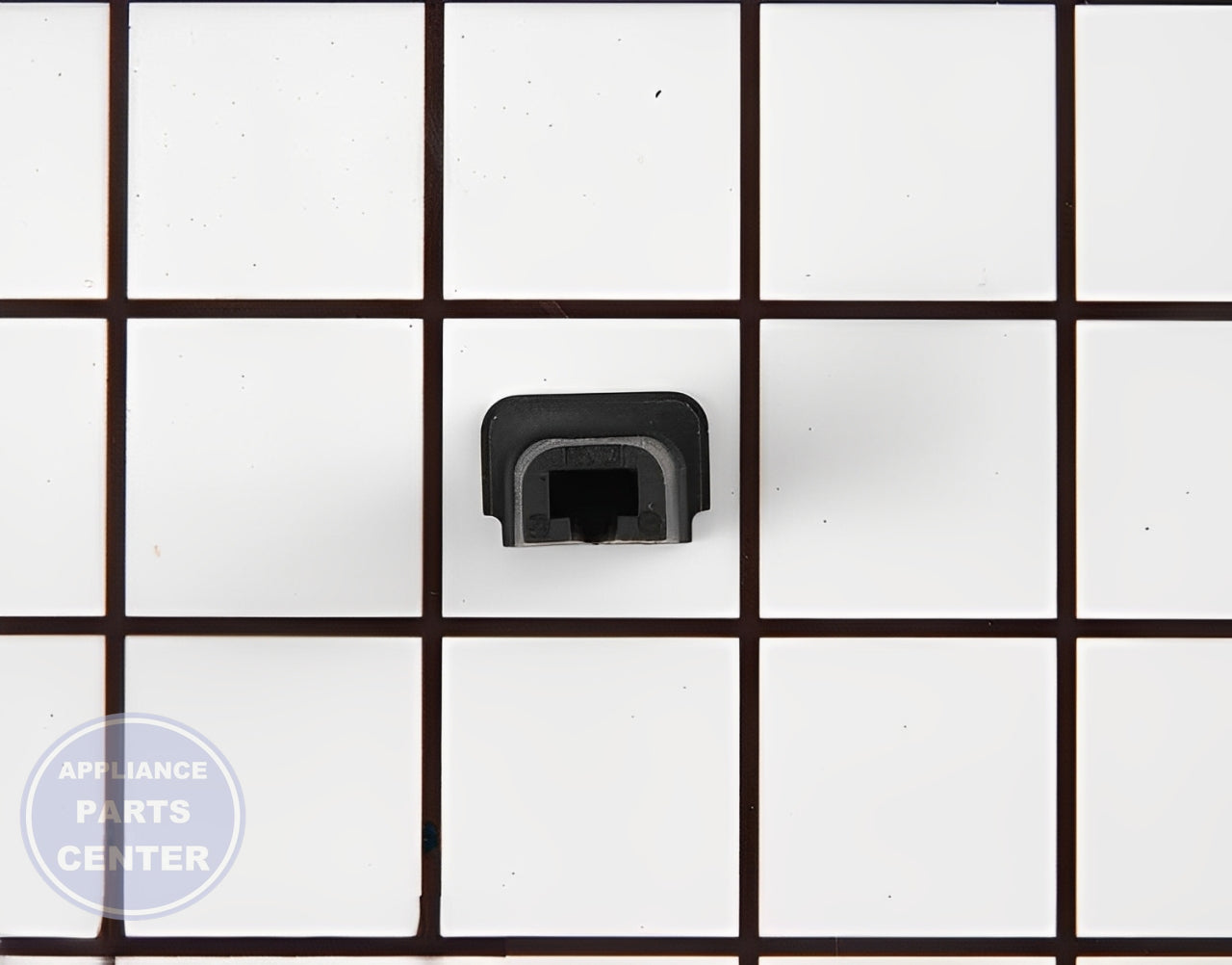 WHIRLPOOL WATER DEFLECTOR WP99001885 - Side view with precise measurements