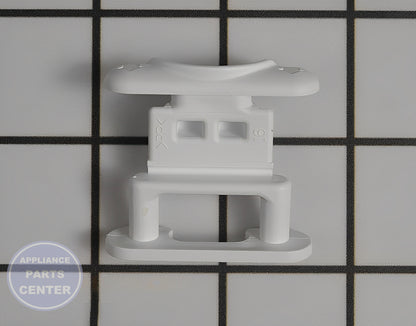 Dishrack Stop Clip WP99002136 - Detailed view of secure fit feature