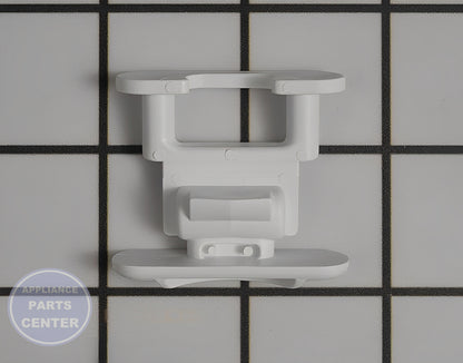 Amana Dishrack Stop Clip WP99002136 - Main view showing secure fit for Amana, Maytag, Admiral dishwashers