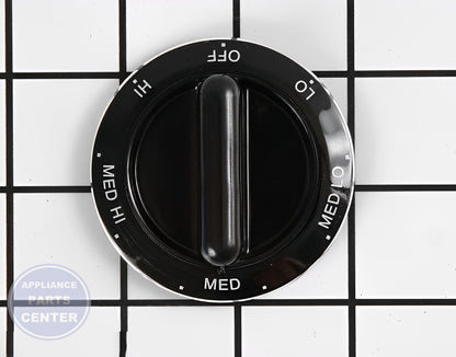 WHIRLPOOL CONTROL KNOB WPD8598001 - Main view showing precise control for WPL Range/Stove/Oven models