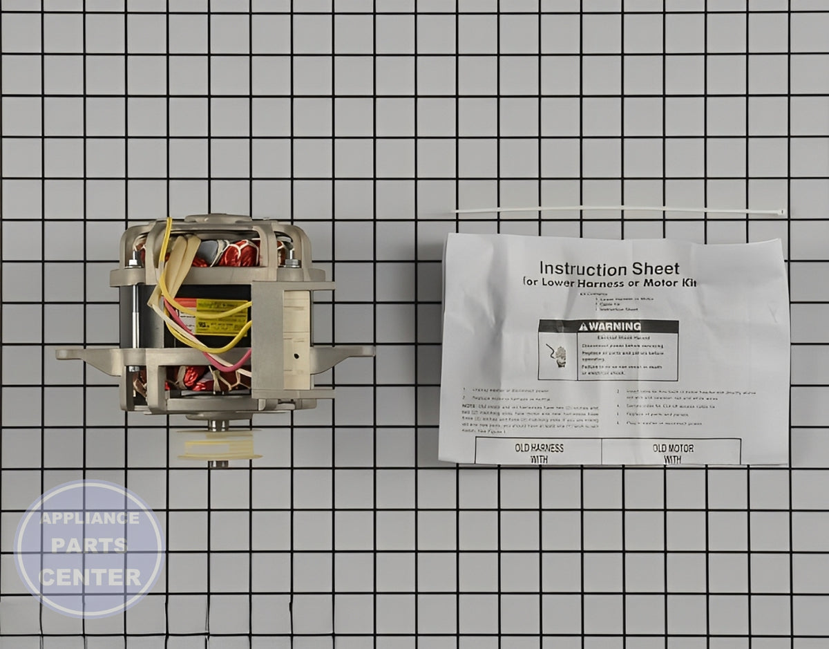 Drive Motor WPW10006415 - Main view showing heavy-load support for Amana and Whirlpool models