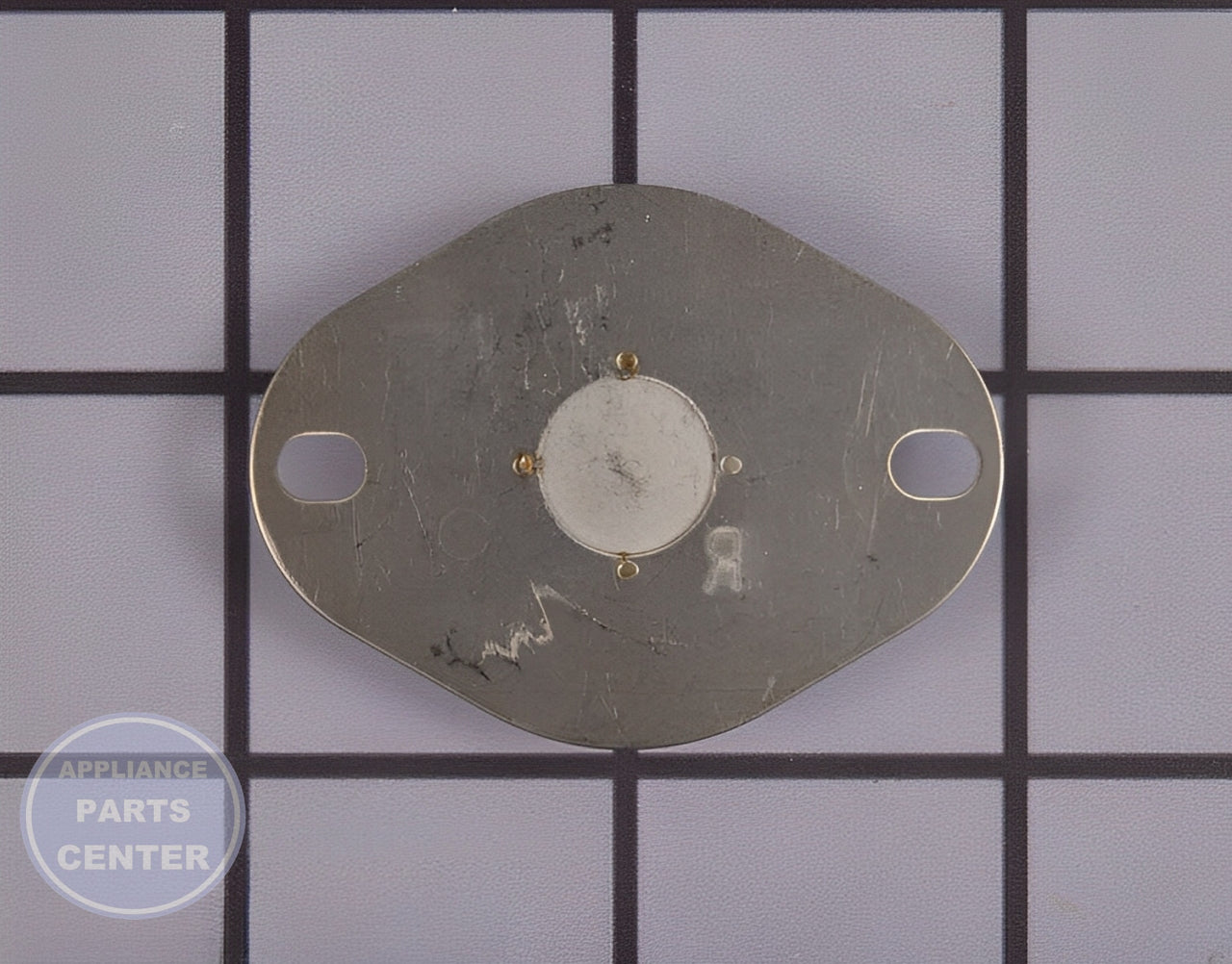 High Limit Thermostat WPW10017820 - Side view with precise measurements