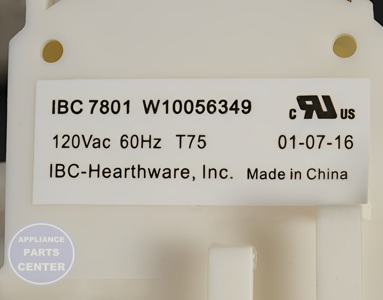 Whirlpool Dishwasher Motor & Pump WPW10056309 - Detailed view of powerful technical details
