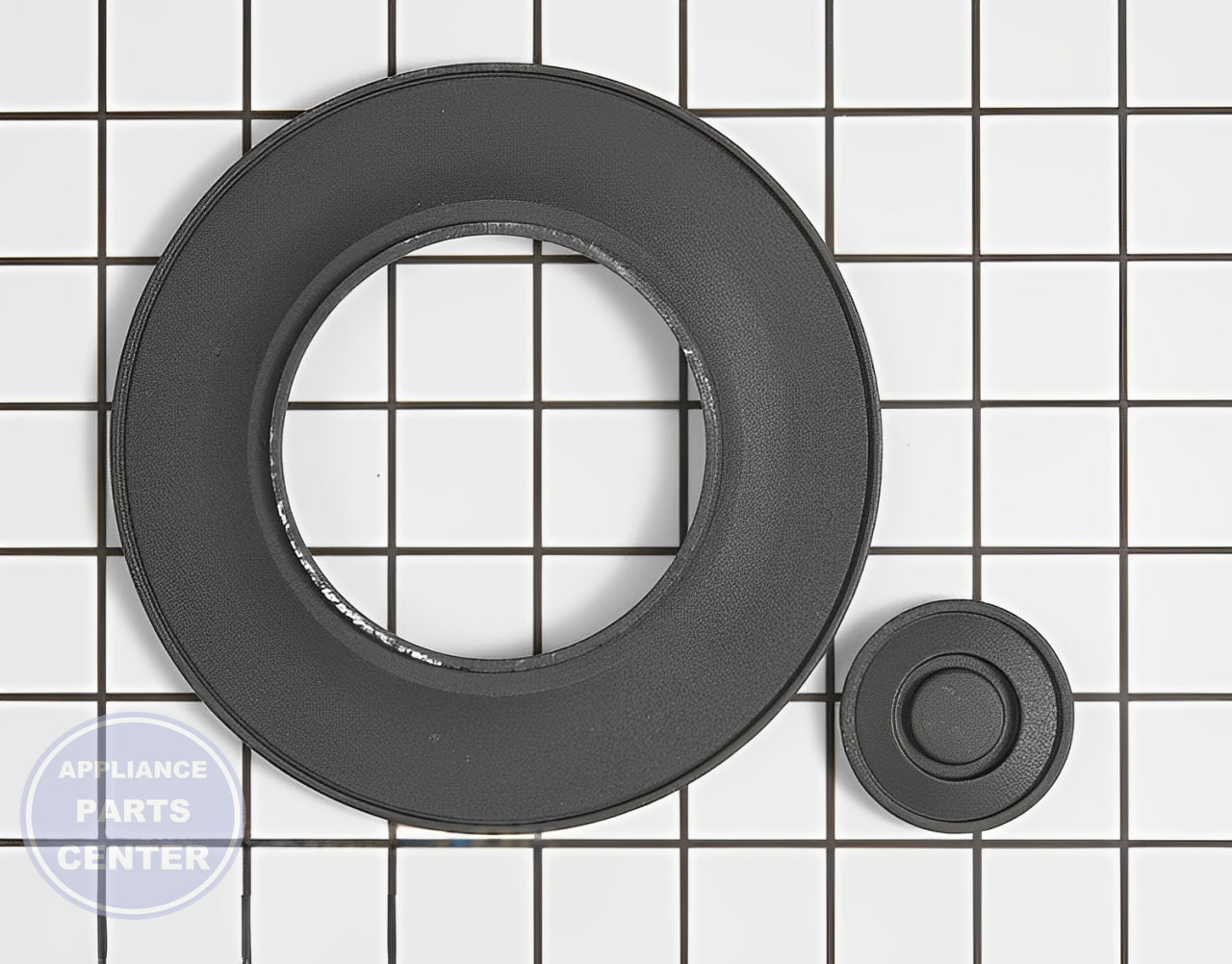 Surface Burner Cap WPW10065280 - Detailed view of precise gas flow control