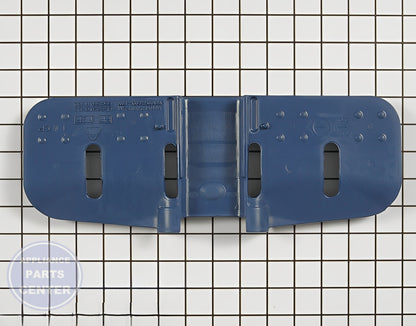 WHIRLPOOL DISHWASHER MANIFOLD WPW10077600 - Side view with Wash Arm & Wash Arm Support