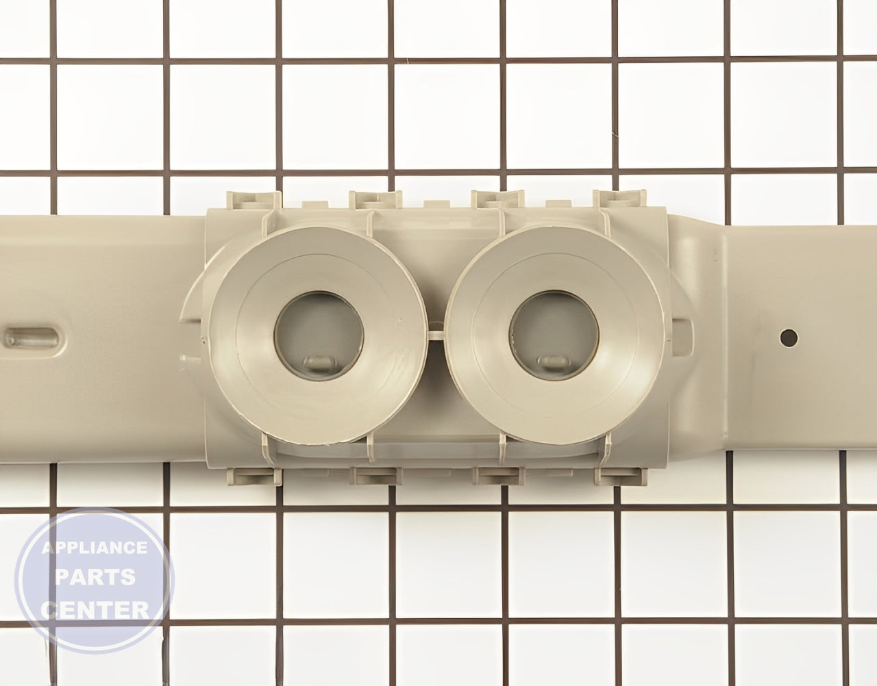 Water Supply Tube WPW10077863 - Side view with 10-inch length specifications